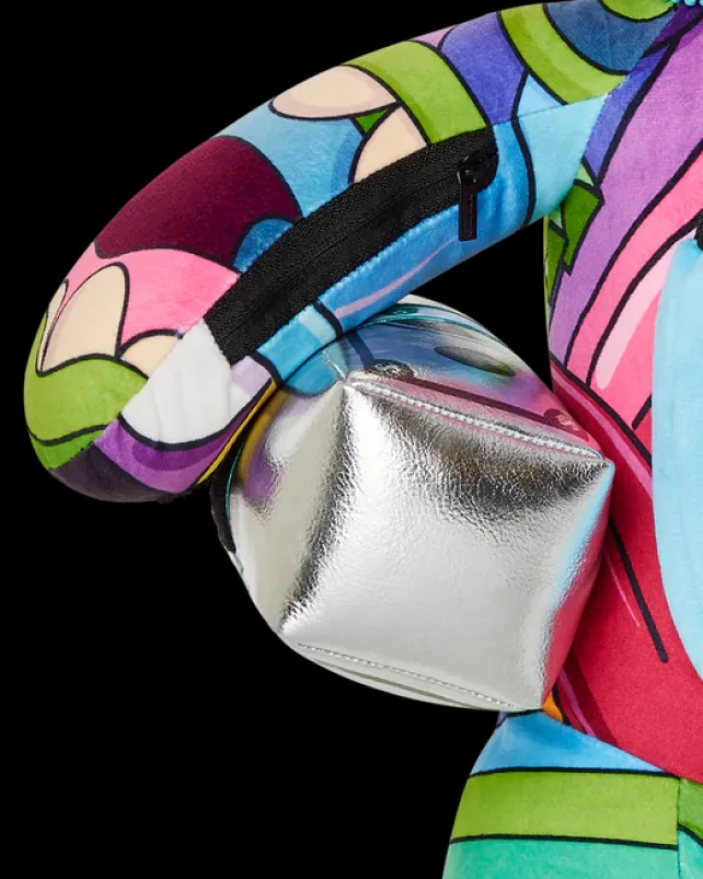 TEDDY BEAR BACKPACKS|BACKPACKS>SPRAYGROUND STEADY TRIPPIN MONEYBEAR TEDDYBEAR BACKPACK