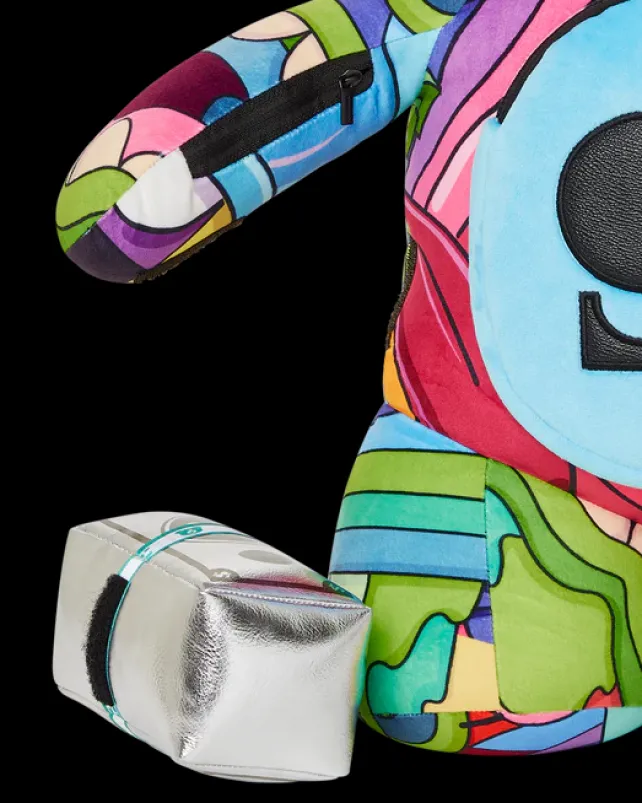 TEDDY BEAR BACKPACKS|BACKPACKS>SPRAYGROUND STEADY TRIPPIN MONEYBEAR TEDDYBEAR BACKPACK