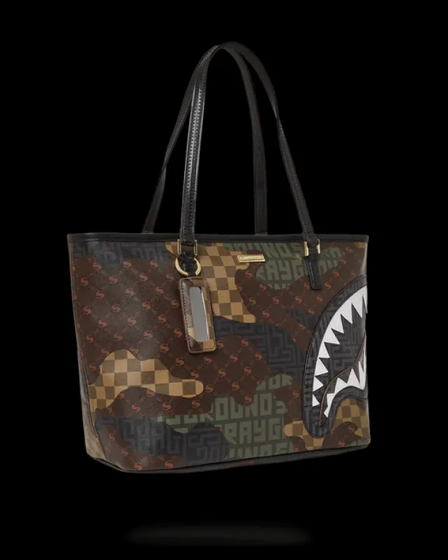 TOTES|HANDBAGS>SPRAYGROUND STEALTH MODE TOTE