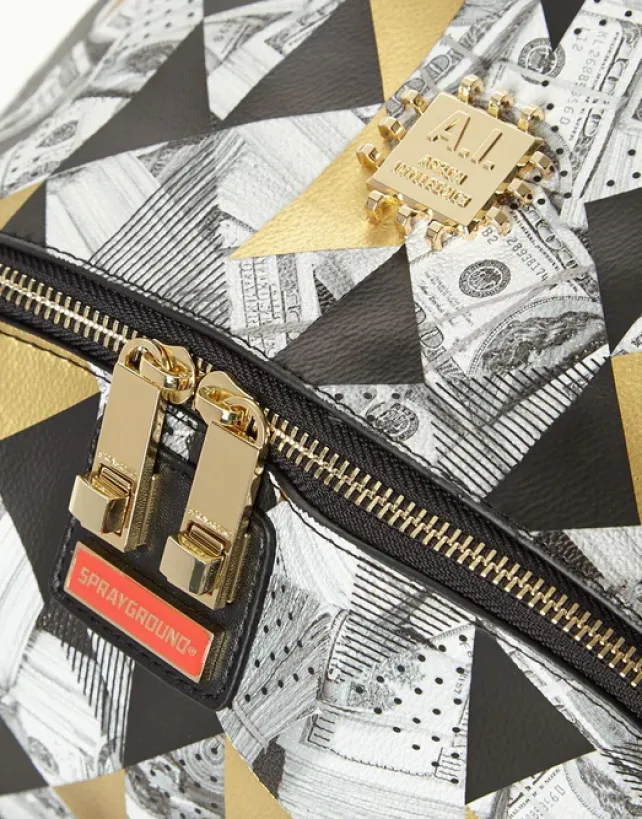 BACKPACKS>SPRAYGROUND 6-STRAP FRACTAL MONEY EMPEROR
