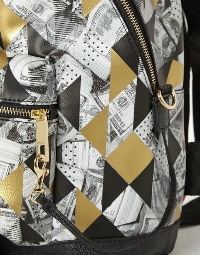 BACKPACKS>SPRAYGROUND 6-STRAP FRACTAL MONEY EMPEROR