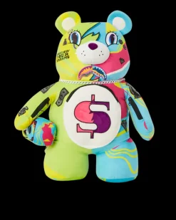 TEDDY BEAR BACKPACKS|BACKPACKS>SPRAYGROUND SUPER WEIRD MONEYBEAR TEDDYBEAR BACKPACK