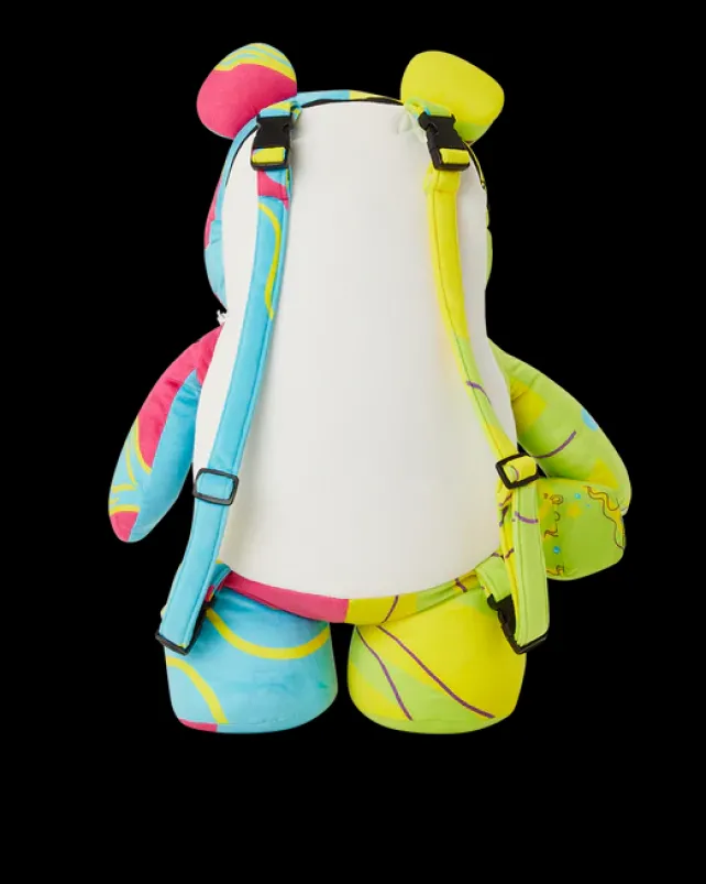 TEDDY BEAR BACKPACKS|BACKPACKS>SPRAYGROUND SUPER WEIRD MONEYBEAR TEDDYBEAR BACKPACK