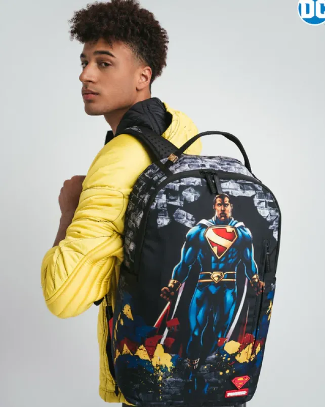 BACKPACKS>SPRAYGROUND SUPERMAN NO STOPPING ME BACKPACK