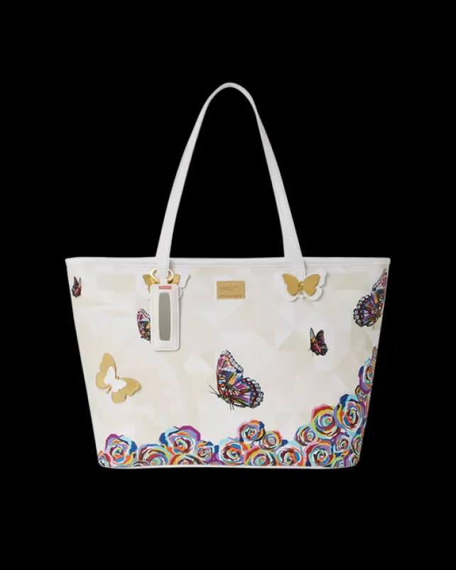 TOTES|HANDBAGS>SPRAYGROUND SUTTON BUTTERFLIES TOTE