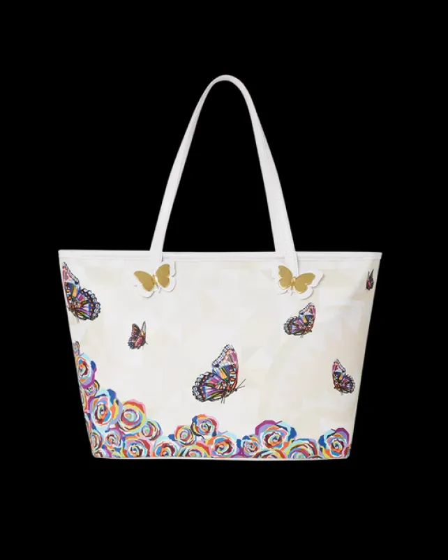 TOTES|HANDBAGS>SPRAYGROUND SUTTON BUTTERFLIES TOTE