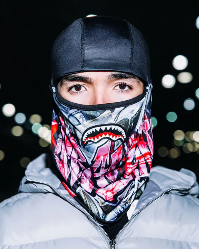 SKI MASKS|COLD WEATHER GEAR>SPRAYGROUND $TASHED SKI MASK