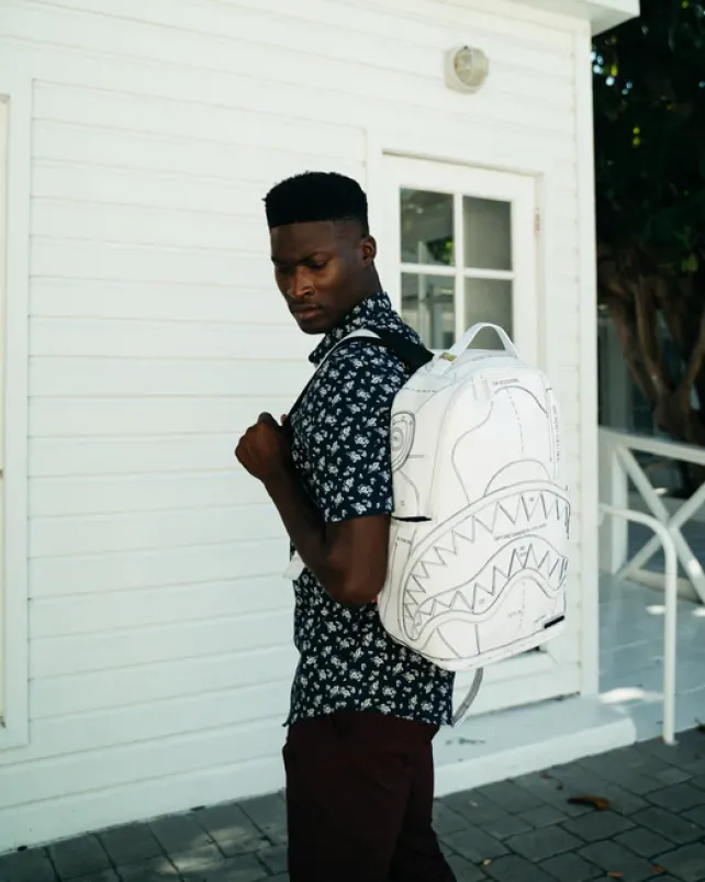 BACKPACKS>SPRAYGROUND TECHNICAL CUT u0026 SHARK BACKPACK (DLXV)
