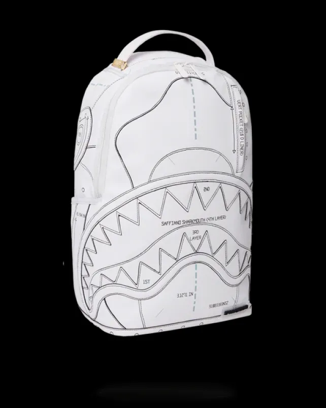 BACKPACKS>SPRAYGROUND TECHNICAL CUT u0026 SHARK BACKPACK (DLXV)