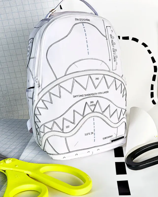 BACKPACKS>SPRAYGROUND TECHNICAL CUT u0026 SHARK BACKPACK (DLXV)