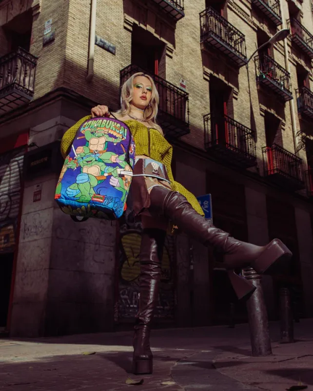 BACKPACKS>SPRAYGROUND TEENAGE MUTANT NINJA TURTLES ATTACK MODE BACKPACK