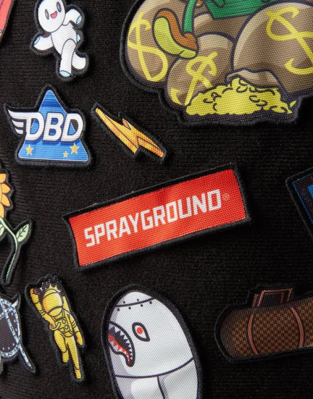 BACKPACKS>SPRAYGROUND THE 32 REMOVABLE PATCHES VELCRO BACKPACK