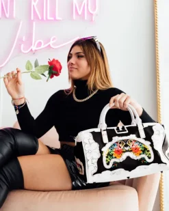 DUFFLES>SPRAYGROUND THE FLORAL CUT MINI DUFFLE