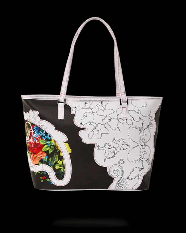 TOTES|HANDBAGS>SPRAYGROUND THE FLORAL CUT TOTE
