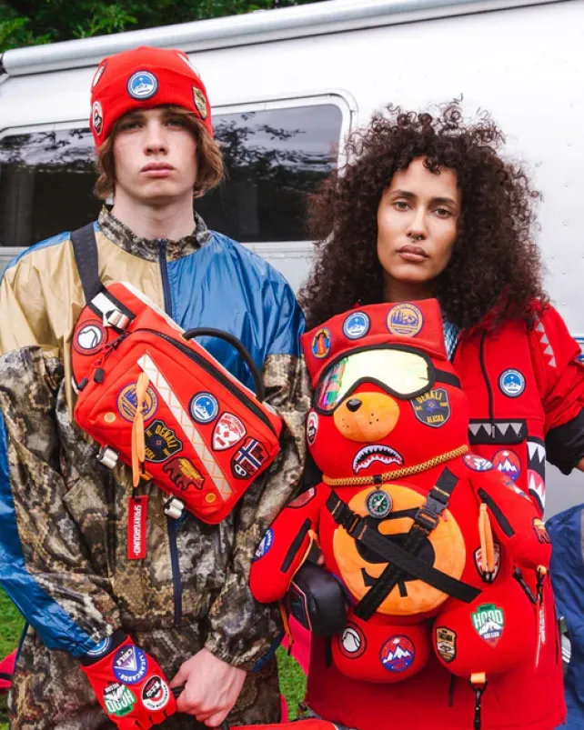BEANIES|COLD WEATHER GEAR>SPRAYGROUND THE GLOBAL EXPEDITION BEANIE