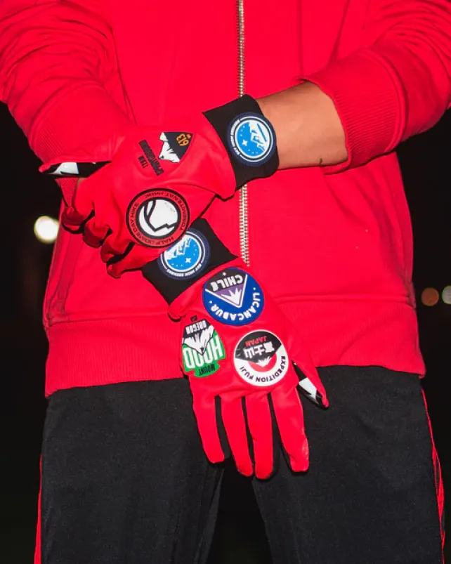 COLD WEATHER GEAR|GLOVES>SPRAYGROUND THE GLOBAL EXPEDITION GLOVES