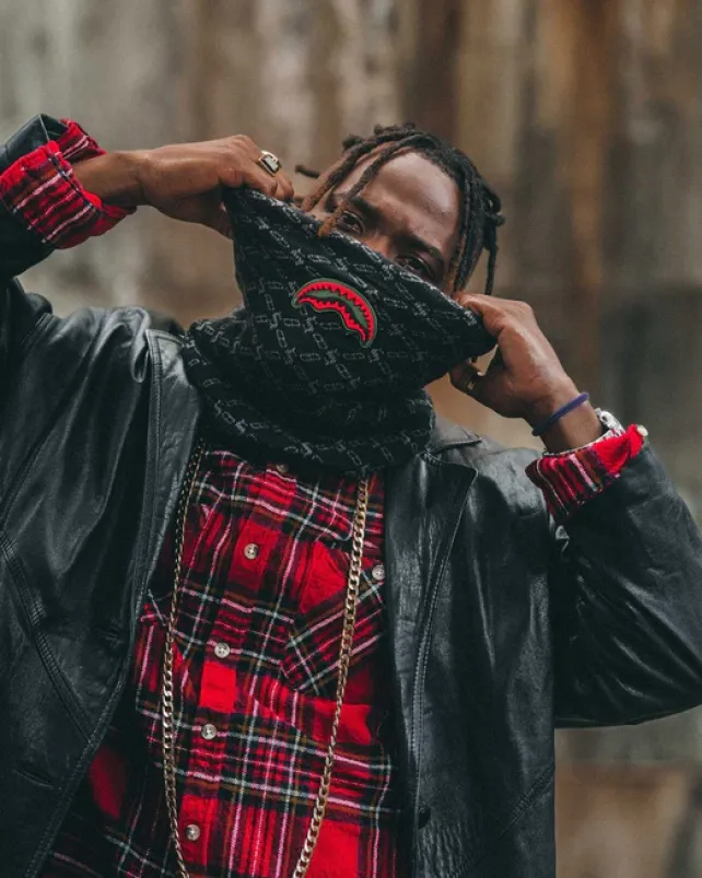 COLD WEATHER GEAR|NECK WARMERS>SPRAYGROUND THE GODFATHER NECK WARMER