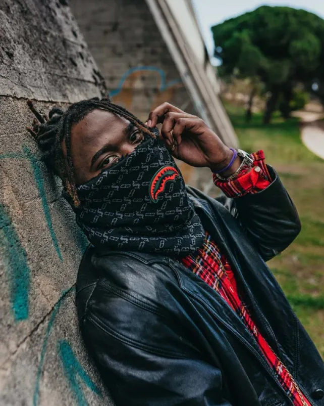 COLD WEATHER GEAR|NECK WARMERS>SPRAYGROUND THE GODFATHER NECK WARMER
