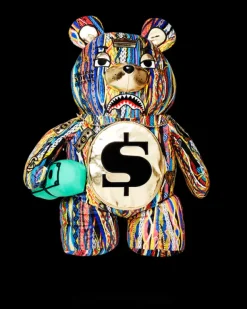 TEDDY BEAR BACKPACKS|BACKPACKS>SPRAYGROUND THE GOLDEN AGE MONEYBEAR TEDDYBEAR BACKPACK