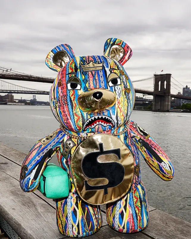 TEDDY BEAR BACKPACKS|BACKPACKS>SPRAYGROUND THE GOLDEN AGE MONEYBEAR TEDDYBEAR BACKPACK