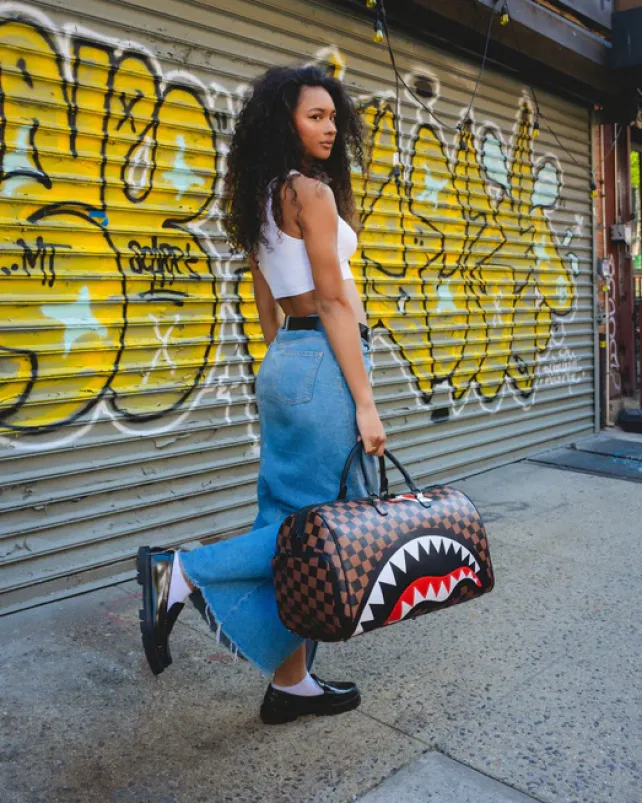 DUFFLES>SPRAYGROUND THE HANGOVER SHARK DUFFLE