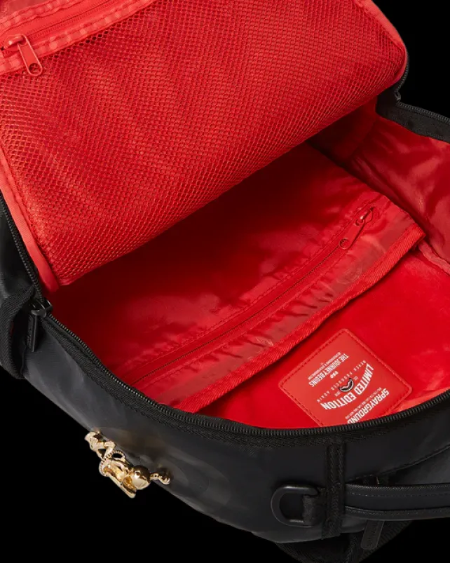 BACKPACKS>SPRAYGROUND THE LOST IN SPACE BACKPACK (10 3D GOLD METAL ASTRONAUTS)