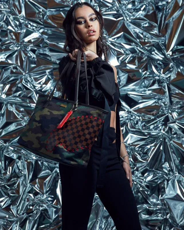 TOTES|HANDBAGS>SPRAYGROUND THE PARADOXX SHARK TOTE