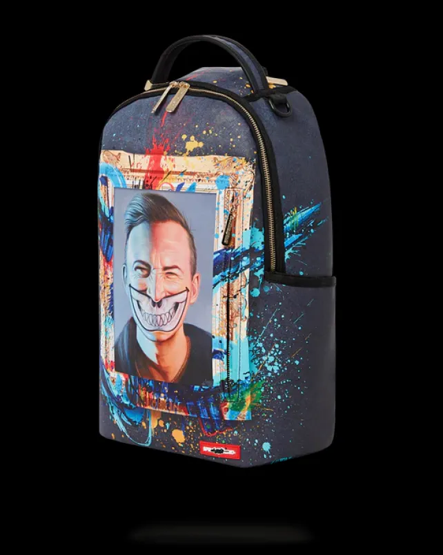 BACKPACKS>SPRAYGROUND THE RARE DBD GRIN SHARK PORTRAIT BY RON ENGLISH- SUPER LIMITED EDITION