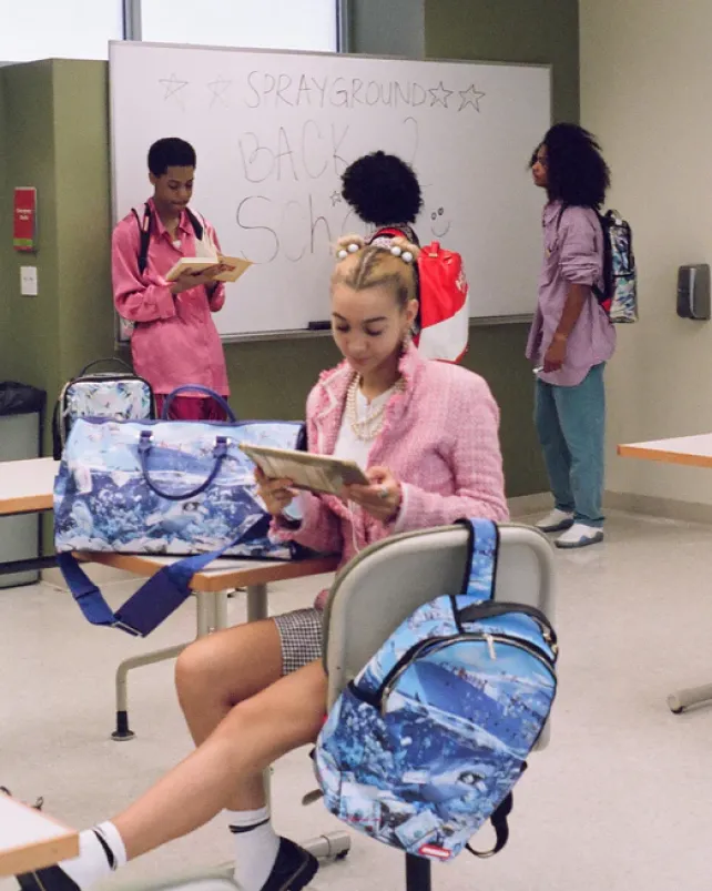 DUFFLES>SPRAYGROUND THE SHARK PARTY DUFFLE