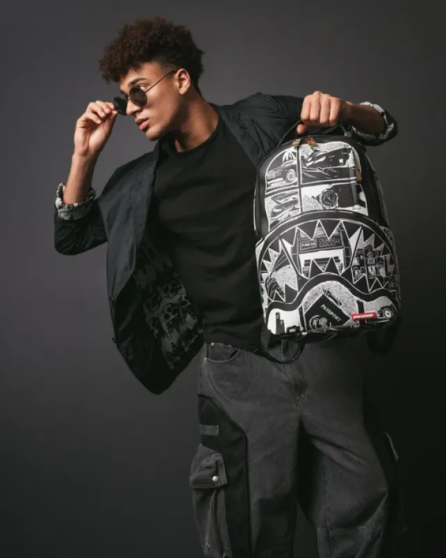 BACKPACKS>SPRAYGROUND THIS IS THE LIFE BACKPACK (DLXV)
