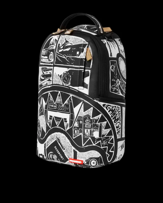 BACKPACKS>SPRAYGROUND THIS IS THE LIFE BACKPACK (DLXV)