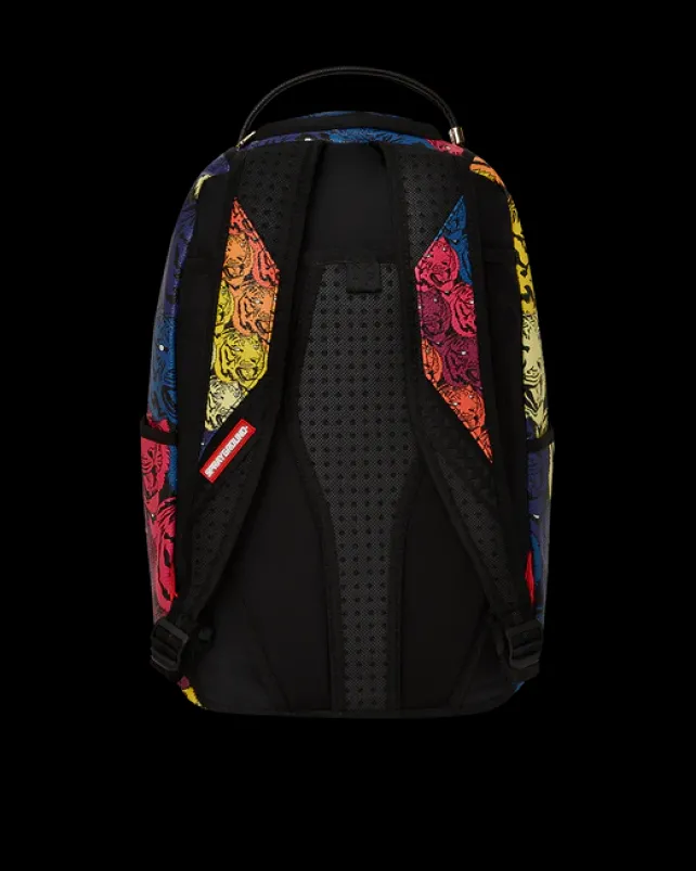 BACKPACKS>SPRAYGROUND TIGER ROAR GOLD PLATED BACKPACK