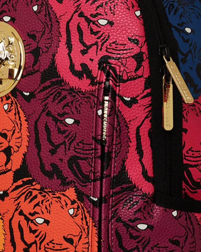 BACKPACKS>SPRAYGROUND TIGER ROAR GOLD PLATED BACKPACK