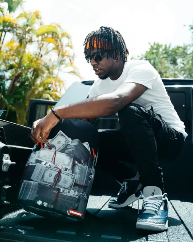 BACKPACKS>SPRAYGROUND TOO HEAVY BACKPACK (DLXR)