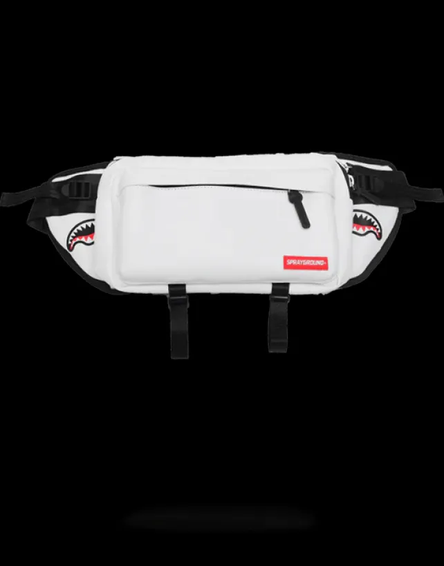 CROSSBODYS>SPRAYGROUND TRANSPORTER CROSSBODY (WHITE)