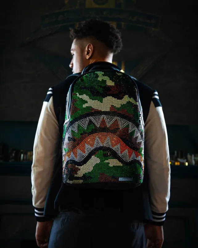 BACKPACKS>SPRAYGROUND TRINITY CAMO BACKPACK (DLXV)
