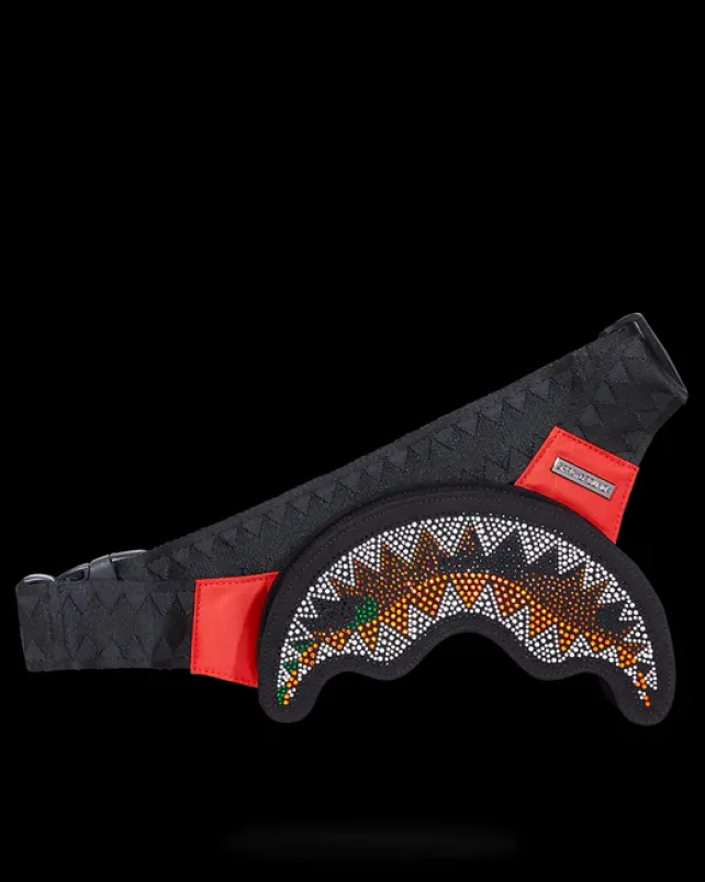 CROSSBODYS>SPRAYGROUND TRINITY CAMO SHARKMOUTH CROSSBODY