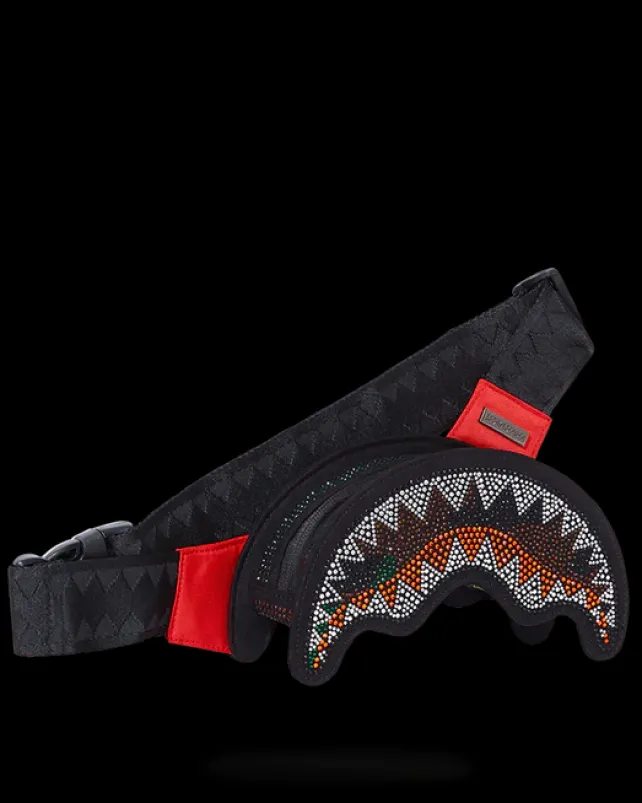CROSSBODYS>SPRAYGROUND TRINITY CAMO SHARKMOUTH CROSSBODY