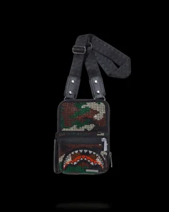 SLINGS|CROSSBODYS>SPRAYGROUND TRINITY CAMO SLING