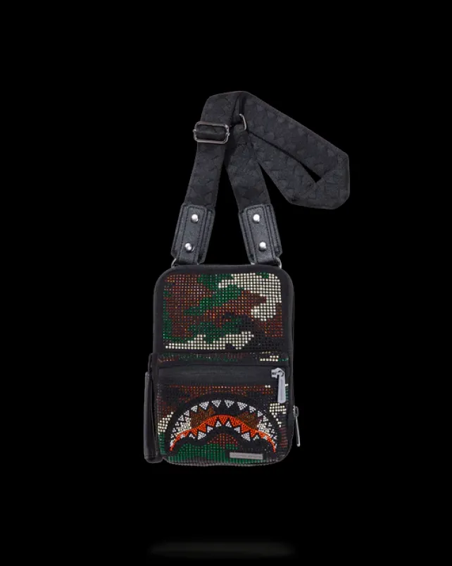 SLINGS|CROSSBODYS>SPRAYGROUND TRINITY CAMO SLING