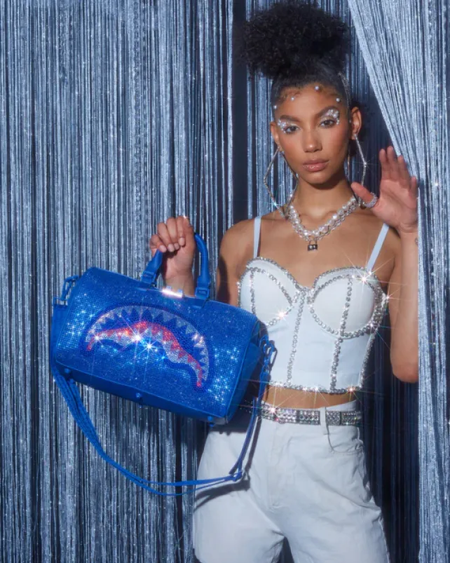 DUFFLES>SPRAYGROUND TRINITY OCEAN MINI DUFFLE