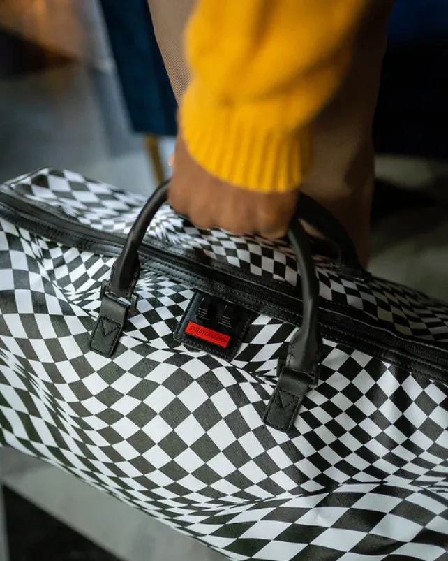 DUFFLES>SPRAYGROUND TRIPPY CHECK DUFFLE