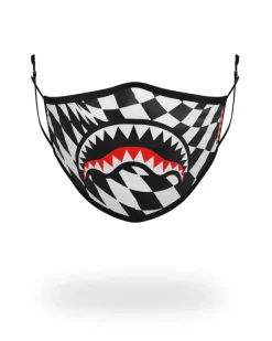 FACE MASKS>SPRAYGROUND TRIPPY CHECK FACE MASK