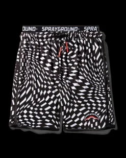 SWIMWEAR>SPRAYGROUND TRIPPY CORTO SWIM TRUNKS