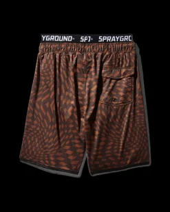 SWIMWEAR>SPRAYGROUND TRIPPY HENNY CORTO SWIM TRUNKS