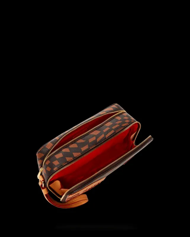 TOILETRIES AKA MONEY BAGS>SPRAYGROUND TRIPPY HENNY TOILETRY BAG