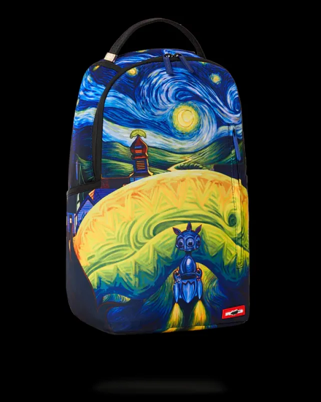BACKPACKS>SPRAYGROUND TRIPPY NIGHTS RABBBIT EDITION RON ENGLISH COLLAB