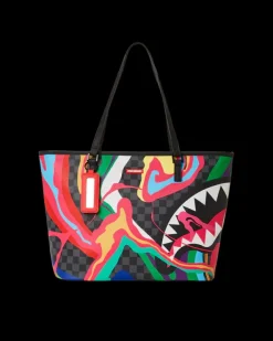TOTES|HANDBAGS>SPRAYGROUND TRIPPY TAFFY TOTE