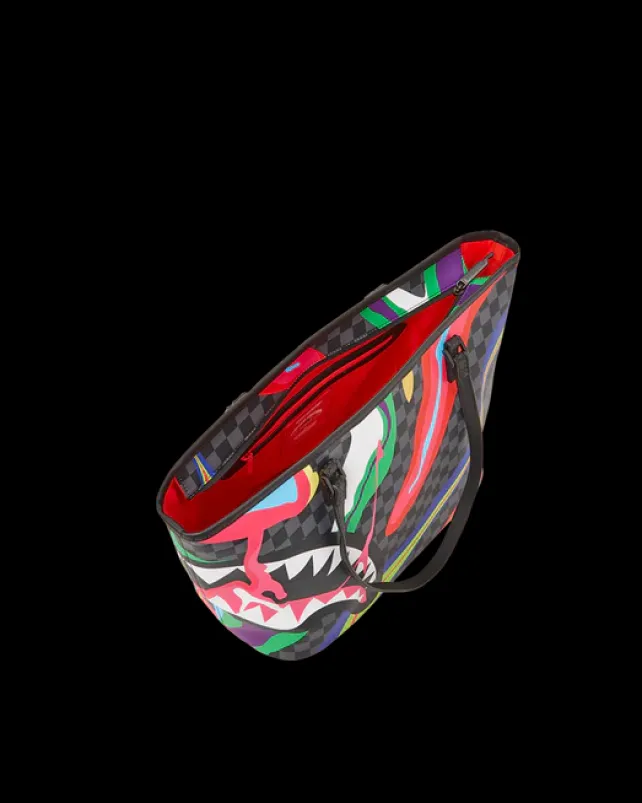 TOTES|HANDBAGS>SPRAYGROUND TRIPPY TAFFY TOTE