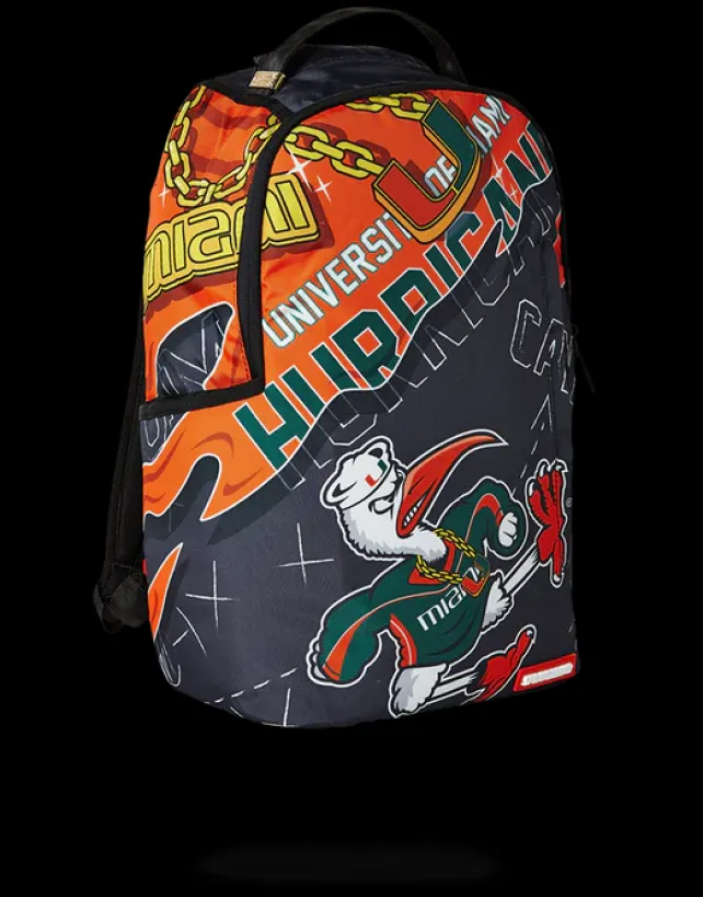 BACKPACKS>SPRAYGROUND UNIVERSITY OF MIAMI
